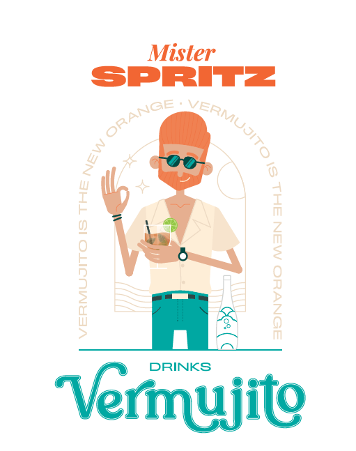 Camiseta Mr. Spritz -  Vermujito is the new Orange Spritz